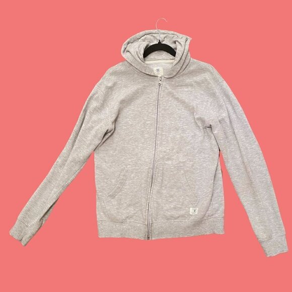 DC Shoes Cozy Gray Zip-Up Hoodie – Size M 🔥 - Picture 4 of 10